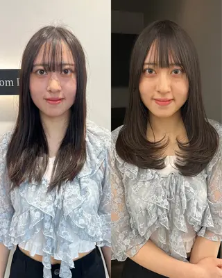 セミロング 峠 祐樹のヘアスタイル