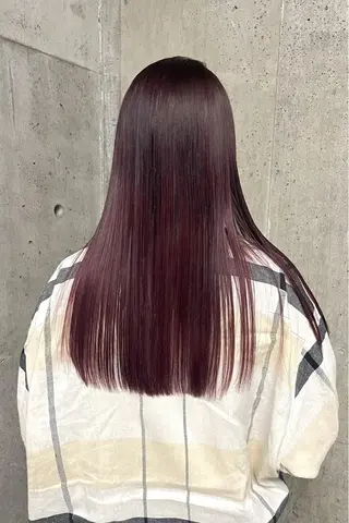 ロング カラー ショート/パーマ /muku サリのヘアスタイル