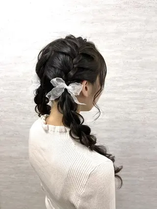 ヘアアレンジ 鈴木 芽香のマツエク・マツパデザイン