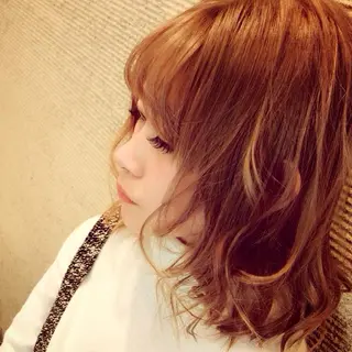 ミディアム 伊藤 光成のヘアスタイル