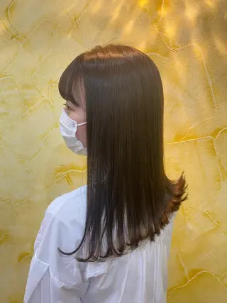 ロング 山田 友香莉のヘアスタイル