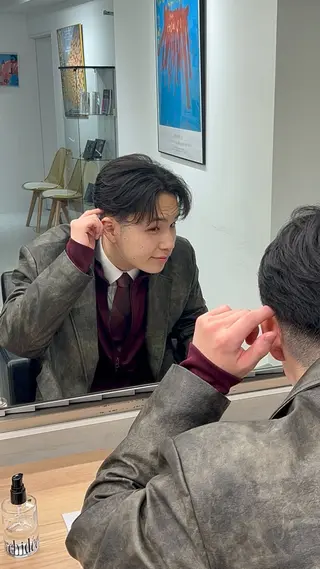 メンズ 🌟カットレイヤー ボブ森龍哉のヘアスタイル