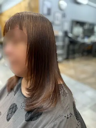 セミロング 佐藤 慧のヘアスタイル