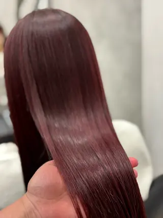 ロング カラー すぐ巻ける縮毛矯正 🍀勝倉　麗のヘアスタイル