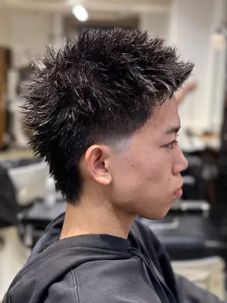 ショート メンズ パーマ・カラー特化/ メンズ美容師米田幸平のヘアスタイル