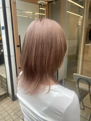 ミディアム カラー 🐾Libero🐾 柏　KONOMIのヘアスタイル