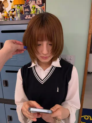 ショート ショートカット募集/ モカのヘアスタイル