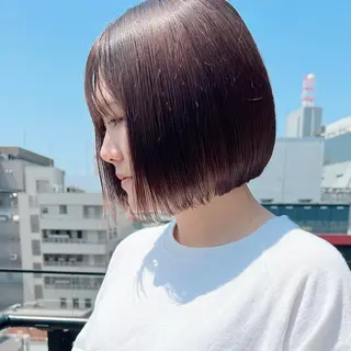 ショート カラー ヨシモトリョウ 髪質改善/美髪のヘアスタイル