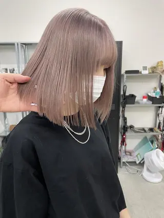 ミディアム パーマ カラー ヘアアレンジ メンズ キッズ マツエク・マツパ ネイル アイブロウ カラーソムリエ認定 茶屋町Eir岩本のヘアスタイル