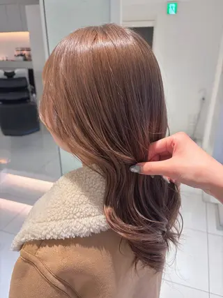 ロング カラー パーマ ヘアアレンジ .⋆⟡💖 Marin💖⟡⋆.のヘアスタイル