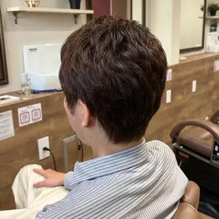 パーマ メンズ 奈那美🌸 韓国ヘア🌸透明感のヘアスタイル