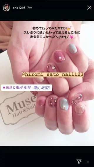 ネイル 隠れ家一戸建て金町 HIROMI 葛飾区のネイルデザイン