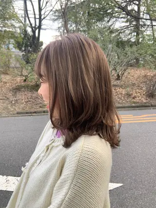 ミディアム カラー トレンドヘア◎ 店長 清原佑太のヘアスタイル