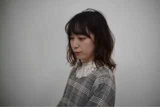 ミディアム パーマ 清田 健太朗のヘアスタイル