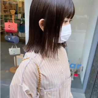 ミディアム カラー マンツーマン半個室 tamuraのヘアスタイル