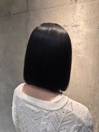 ミディアム ブリーチ/透明感 カラー🖤🪽みさきのヘアスタイル