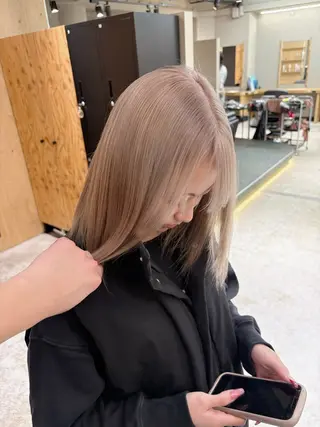 セミロング 🏅EIGHT難波/ 【店長】タモツのヘアスタイル