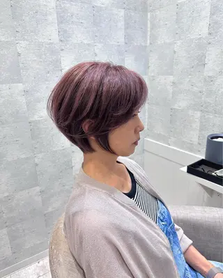 ショート カラー 西山 将太のヘアスタイル