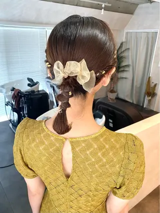 ヘアアレンジ ヘアセット&カラー 🩷miwaのヘアスタイル