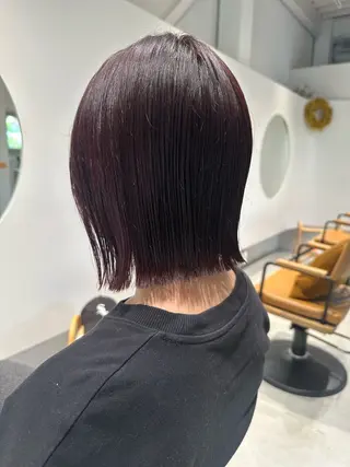 ミディアム カラー 野中 久美子のヘアスタイル