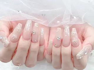 ネイル MoMoA Nail ネイル長さ出し専門店のネイルデザイン
