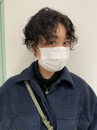 ショート 早瀬裕之 パーマのヘアスタイル