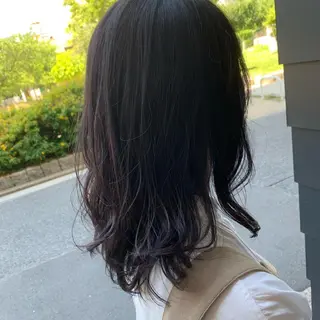 セミロング カラー パーマ STYLE袋町店 赤畠達弥のヘアスタイル
