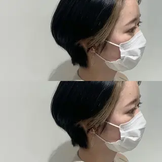 ショート カラー ハイトーン特化 川井優汰のヘアスタイル