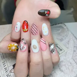 ネイル princess スカルプ専門店のネイルデザイン