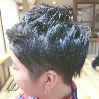 メンズ ショート 槌本 健成のヘアスタイル