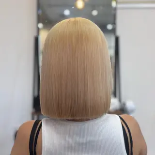 ミディアム カラー DEST ゆりかのヘアスタイル