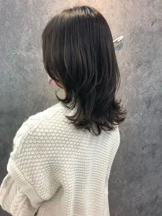ミディアム Noyヨシモト ヒロトのヘアスタイル