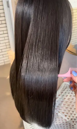 ロング カラー 黒田 優里 🎀🫧のヘアスタイル