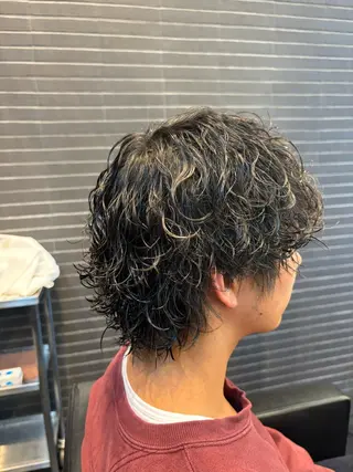 パーマ メンズ 【メンズ限定】原 唯登のヘアスタイル