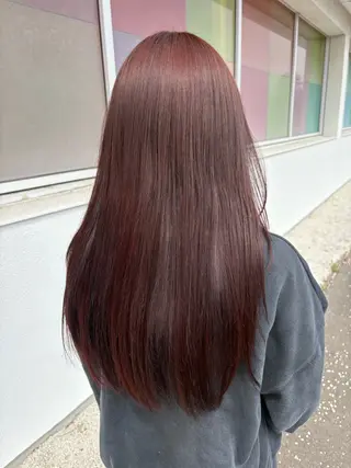 ロング カラー 菊地 映香のヘアスタイル