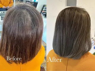 ミディアム カラー パーマ ヘアアレンジ メンズ キッズ ネイル 豊橋美容院 ソンリエのヘアスタイル