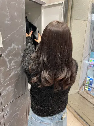 セミロング カラー 🔆N°大分🔆 ﾜﾀﾅﾍﾞｱｵｲのヘアスタイル