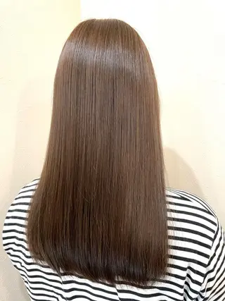 ロング カラー 髪質改善 菊池紳吾のヘアスタイル