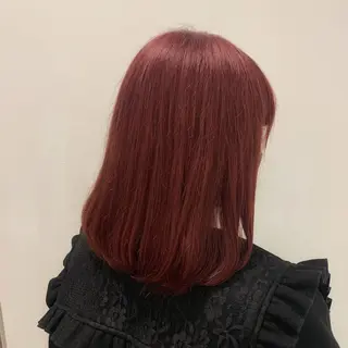 セミロング カラー ヘアアレンジ 🍒暖色✖️レイヤー ／Haruna🍒のヘアスタイル