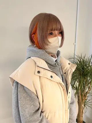 ショート カラー RAIMA ケアハイトーンのヘアスタイル