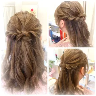 セミロング Hair Styling えむ所属・冨田 美和のヘアスタイル