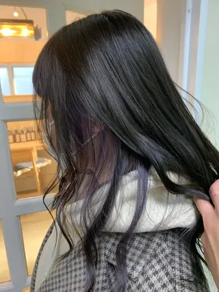 セミロング カラー ヘアアレンジ メンズ ネイル Sia中野新橋 『JUNYA』のヘアスタイル