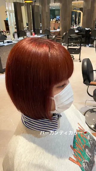 カラー 縮毛矯正/韓国ヘア レイヤー/そらのヘアスタイル