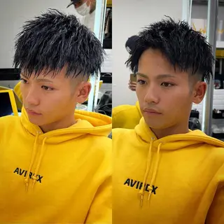 パーマ メンズ 大月 優汰のヘアスタイル