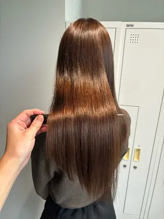 ロング 穐田 航のヘアスタイル
