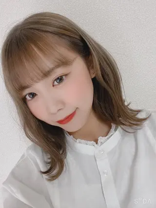ミディアム タカツド ユウキのヘアスタイル