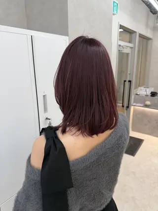 カラー ミディアム ROW 札幌のヘアスタイル