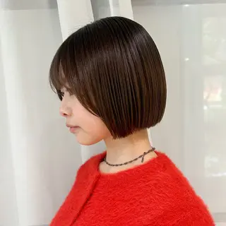 ミディアム カラー ボブレイヤー/ ブリーチ/miyuuのヘアスタイル