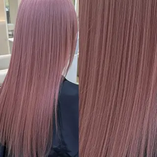 ロング カラー 👑髪質改善wカラー /ハイトーン/アユカのヘアスタイル