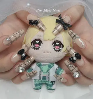 ネイル HANA 長さだしのネイルデザイン